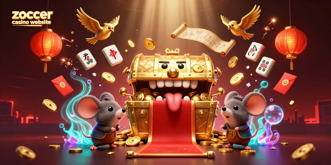 Experience thrilling gameplay with the zoccer casino website, featuring unique treasure elements and festive decorations.