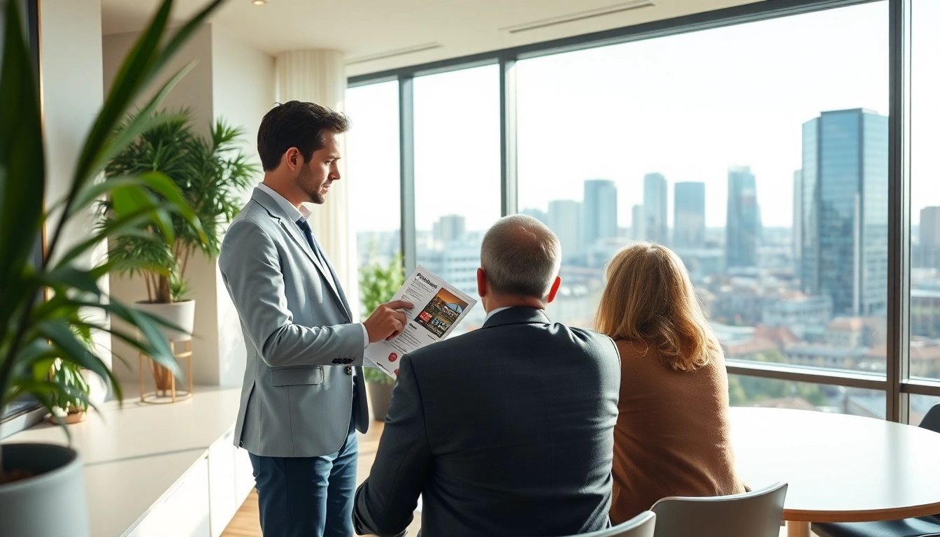 Immobilienmakler Frankfurt Eckenheim präsentiert erfolgreich Immobilienoptionen in modernem Büro