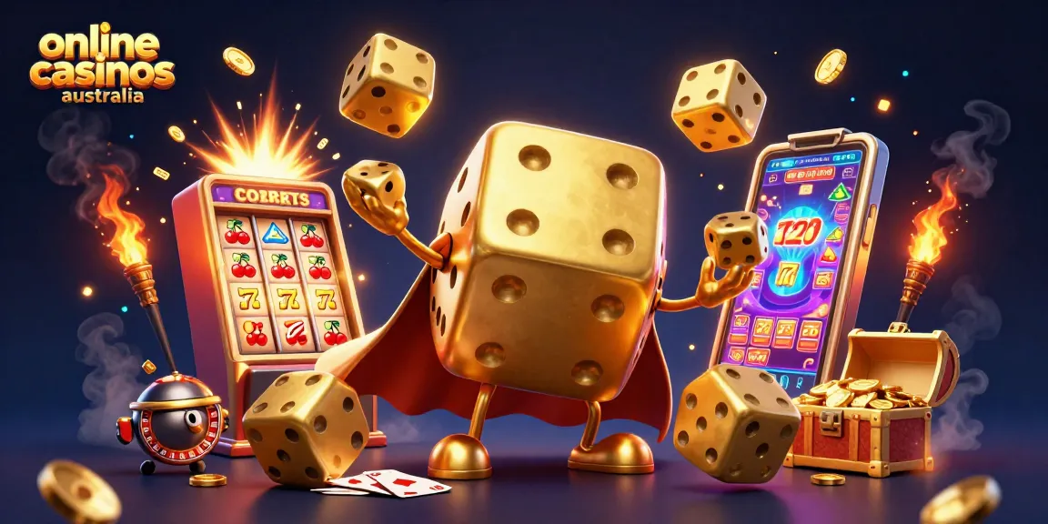 Engage with online casinos Australia through vibrant gaming elements and dynamic characters.